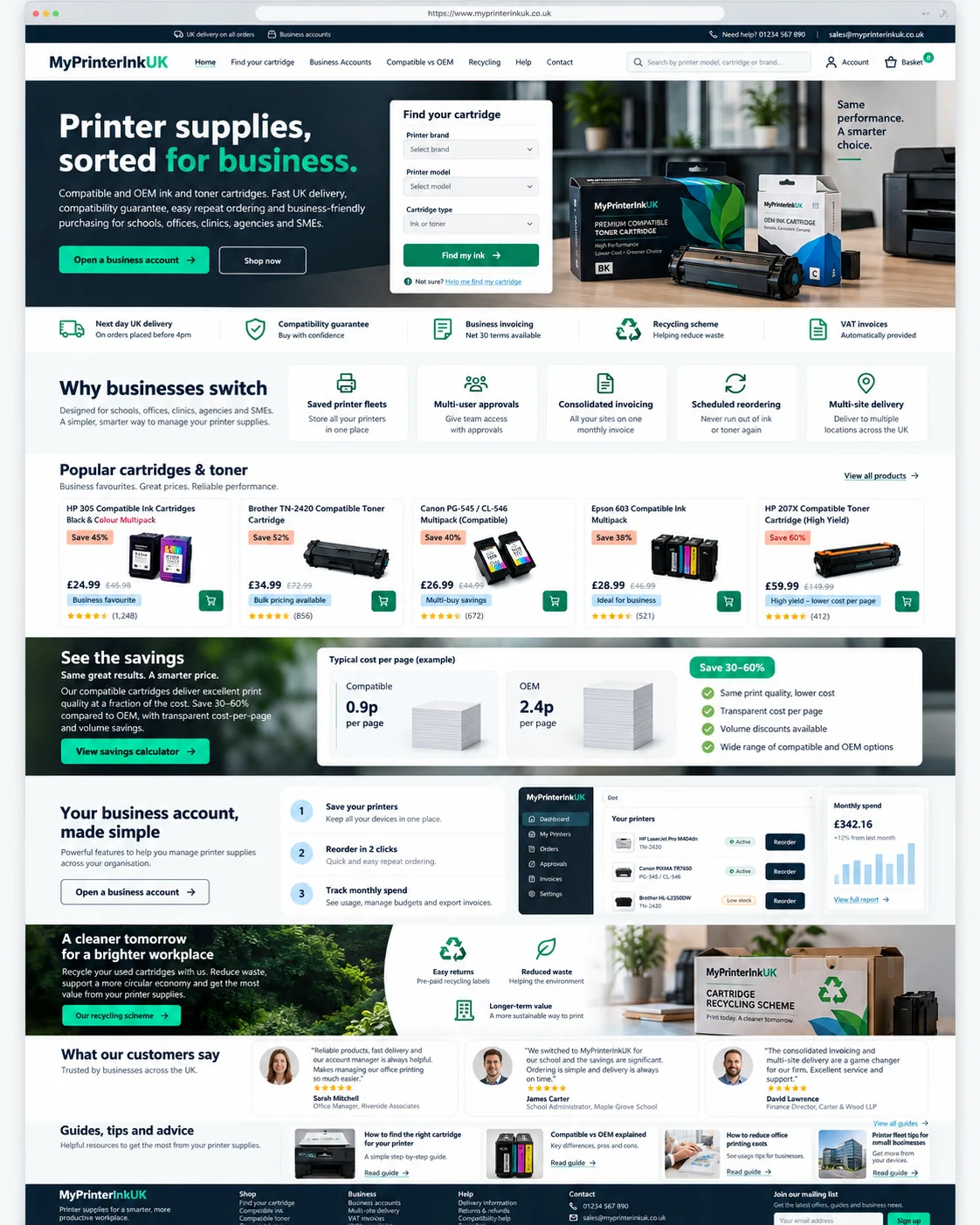 B2b project concept
